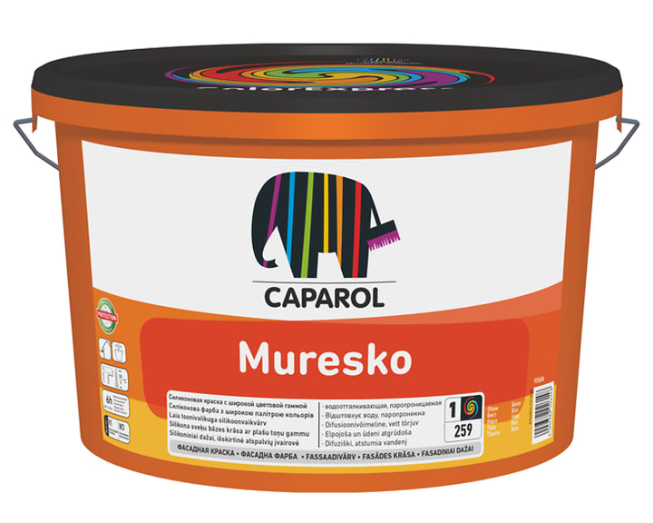 Фарба фасадна силіконова матова Muresko База 1