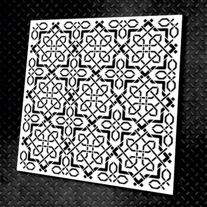 Трафарет DFA для стін Геометрія для штукатурки та фарби 0,3-1мм (G00018)