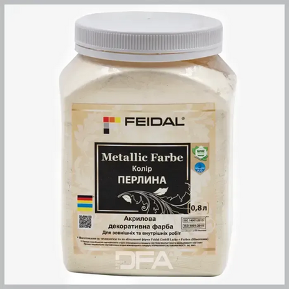 Емаль з металевим перламутровим блиском ПЕРЛИНА Feidal Metallic Farbe