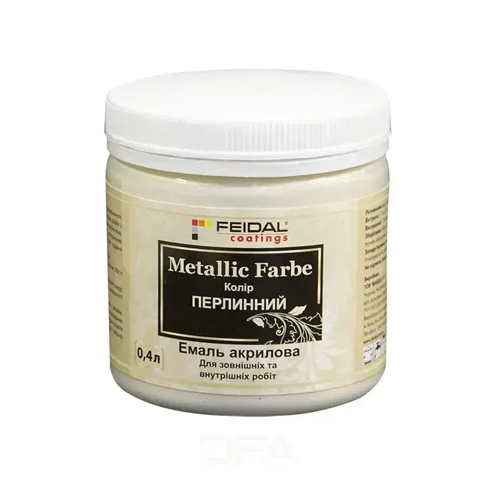 Емаль з металевим перламутровим блиском ПЕРЛИНА Feidal Metallic Farbe