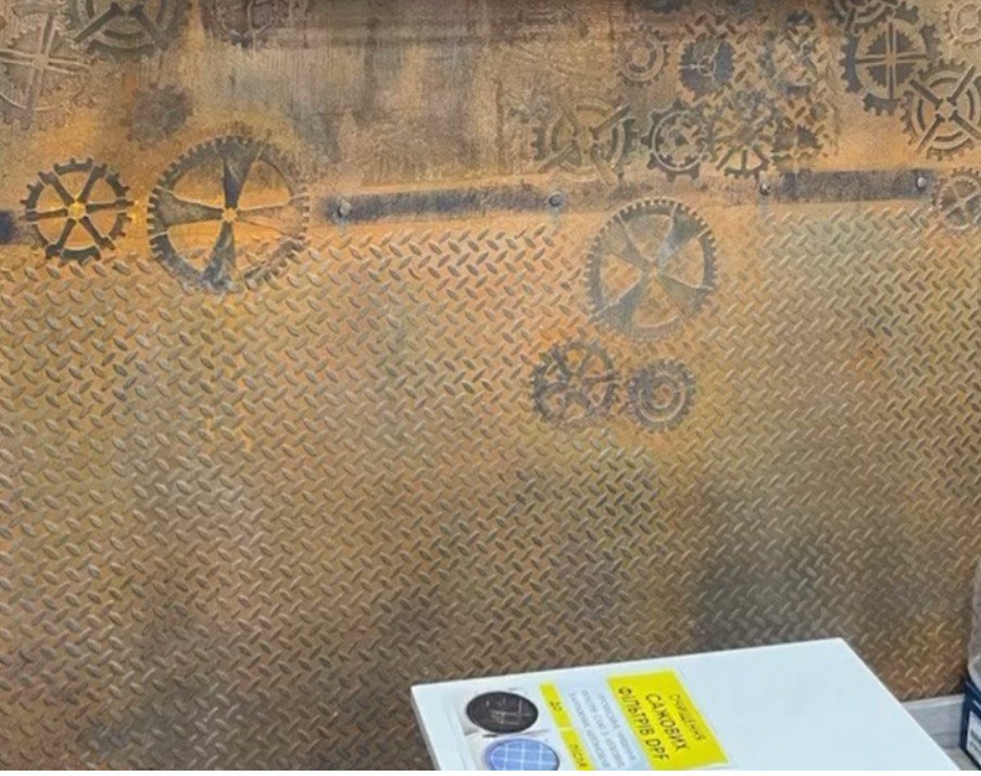 Декор у стилі лофт з трафаретом DFA – просто, ефектно, сучасно 0.3-1 мм (L00001-d)
