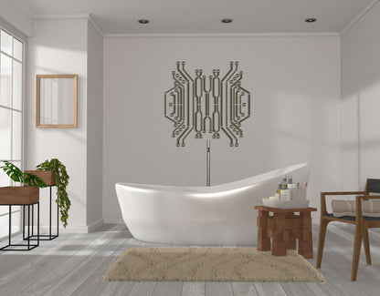 Трафарет багаторазовий для декоративної штукатурки Loft 13 Схема (L00013)