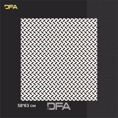 Декор у стилі лофт з трафаретом DFA – просто, ефектно, сучасно 0.3-1 мм (L00001-d)