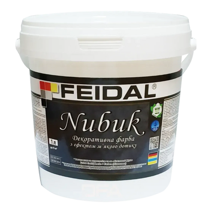 Фарба декоративна Feidal Nubuk з ефектом мʼякого дотику