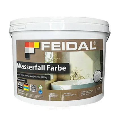 Безбарвна інтер’єрна фарба Feidal Wasserfall Farbe – чисті та стійкі стіни завдяки ефекту лотоса