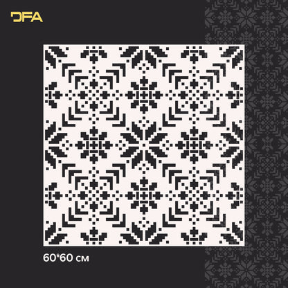 Трафарет DFA Вишиванка для штукатурки та фарби 0.3-1мм (Z00054)