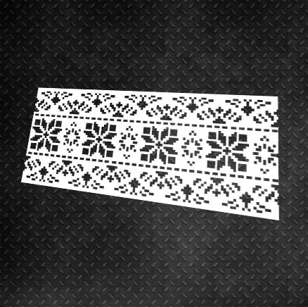 Трафарет DFA Вишиванка для штукатурки та фарби 0.3-1мм (Z00020)