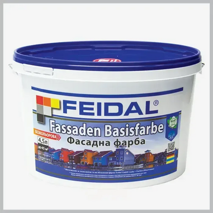 Безбарвна фасадна фарба Feidal Fassaden Basisfarbe