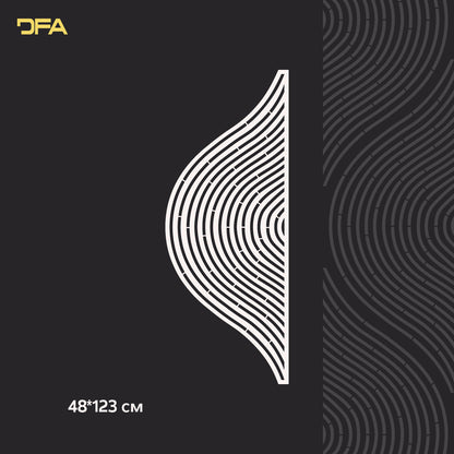Трафарет DFA для декору Геометрія для штукатурки та фарби 0.3-1 мм (G00149)
