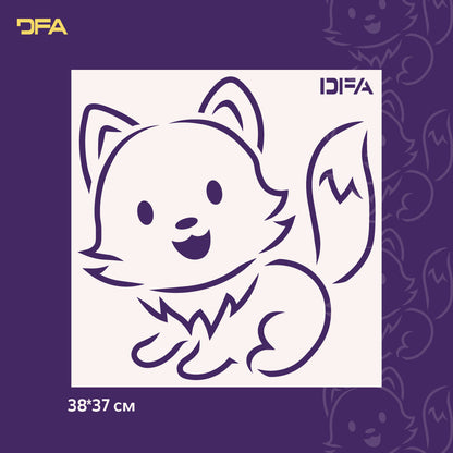 Трафарет DFA дитячий багаторазовий для штукатурки та фарби 0,3-1мм (E00057)