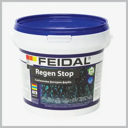 Силіконова фасадна фарба Feidal Regen Stop