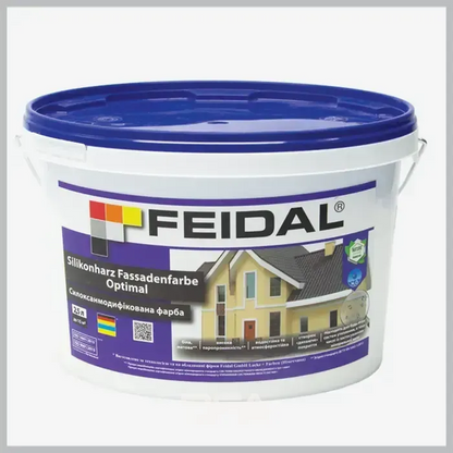 Силоксанмодифікована фасадна фарба Feidal Silikonharz Fassadenfarbe Optimal