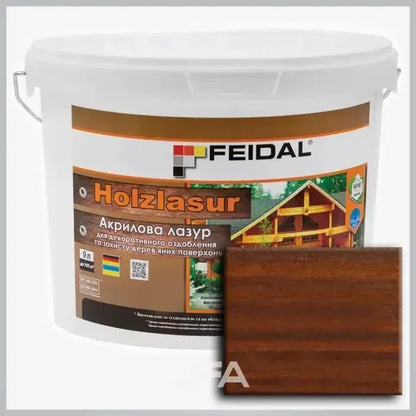 Акрилова лазур Holzlasur Feidal (горіх)