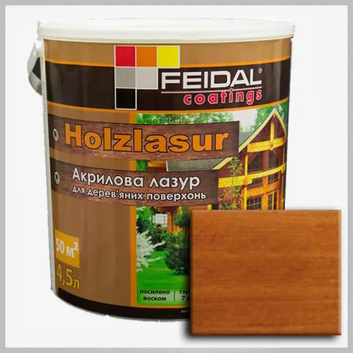 Акрилова лазур Holzlasur Feidal (тік)