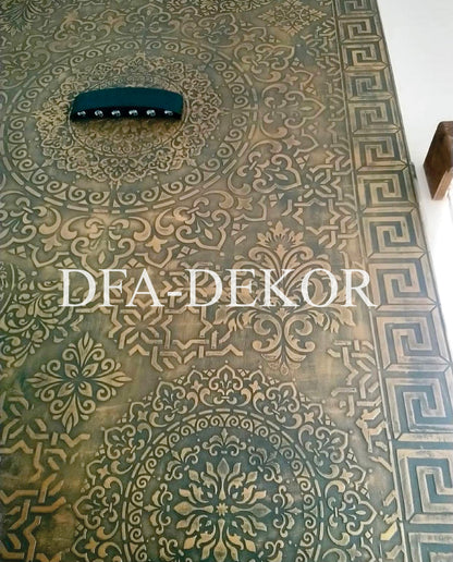 Багаторазоовий трафарет для декору DFA Бордюр, для шпаклівки і фарби, 0,3-1мм (B00005)