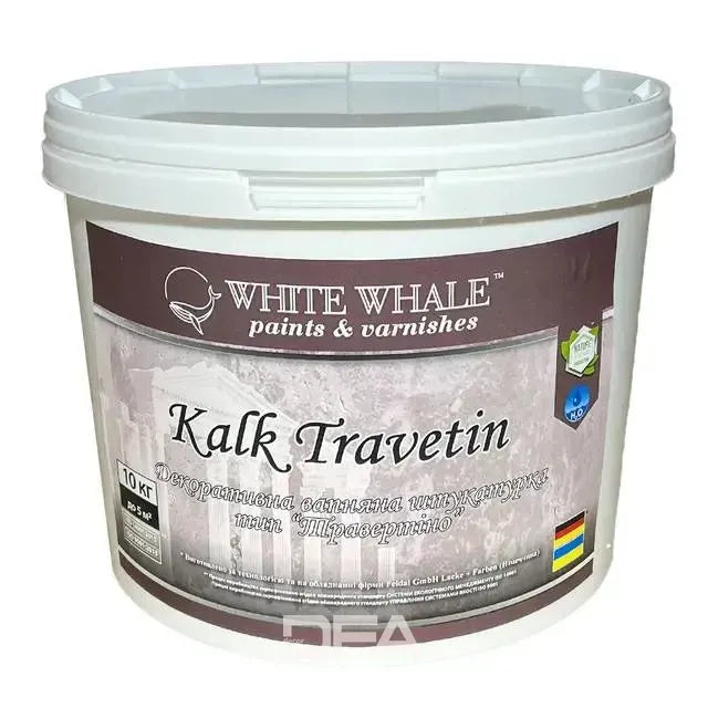 Декоративна вапняна штукатурка White Whale Kalk Traverrtino