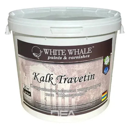 Декоративна вапняна штукатурка White Whale Kalk Traverrtino