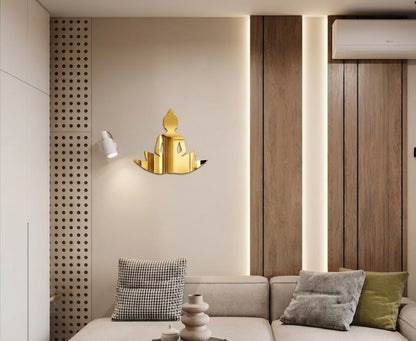 Дзеркальна інсталяція Медитація DFA – Сучасний арт-декор з акрилу (YA00069)