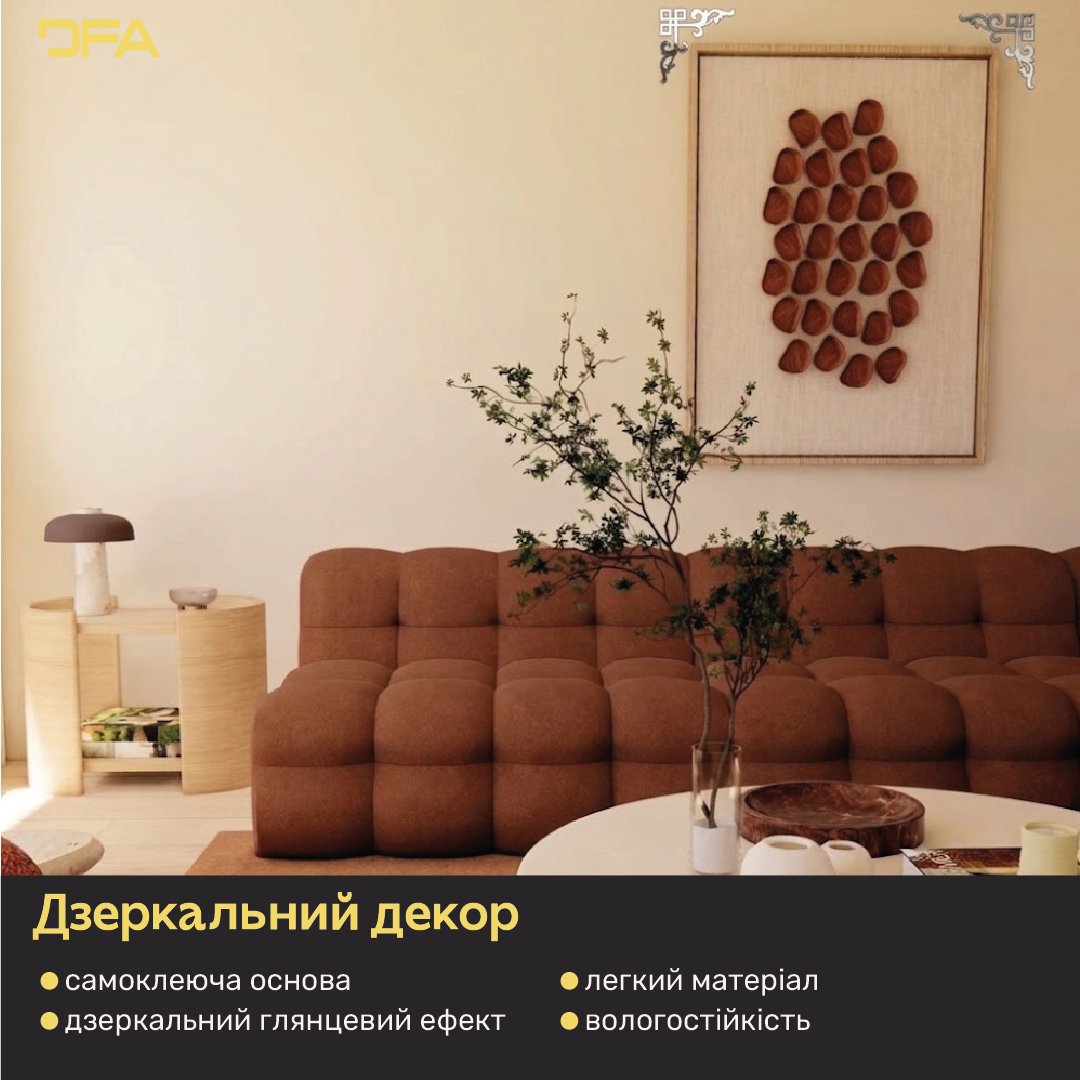 Дзеркальний декор для кутів DFA – Заповніть простір стилем та світлом, 2 шт/4 шт (YA00092)