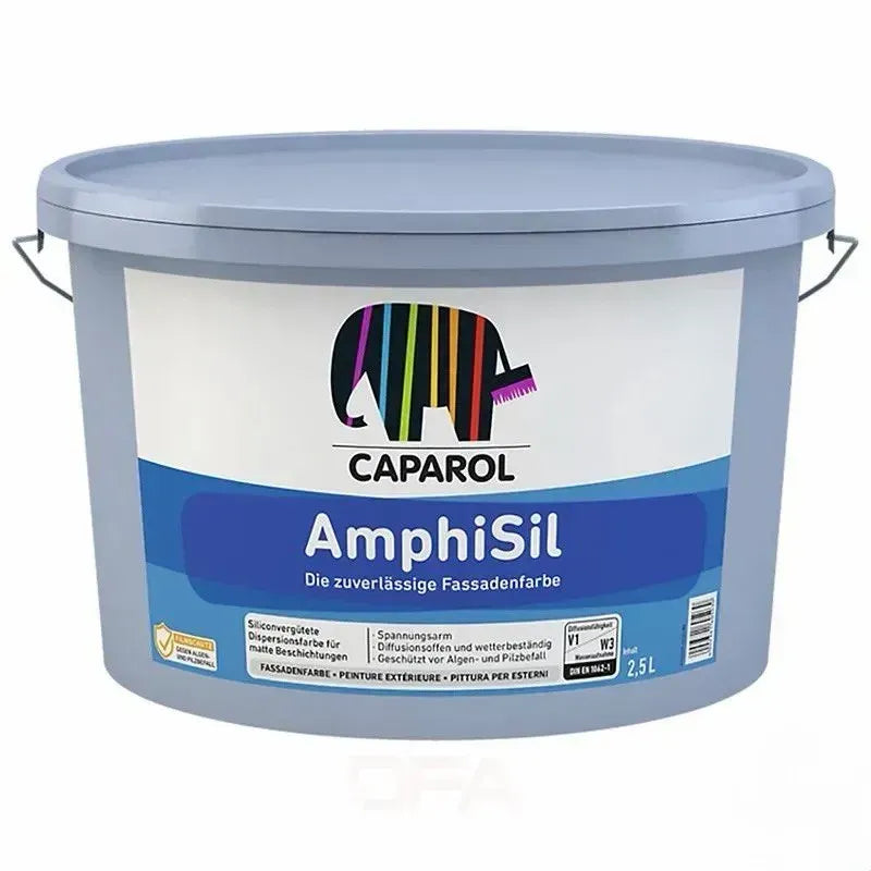 Фарба фасадна дисперсійна, посилина силіконом AmphiSil База 1