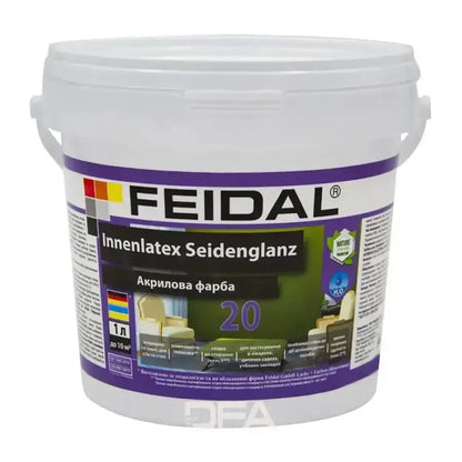 Фарба Feidal Innenlatex Seidenglanz 20