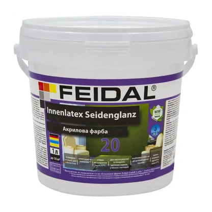 Фарба Feidal Innenlatex Seidenglanz 20