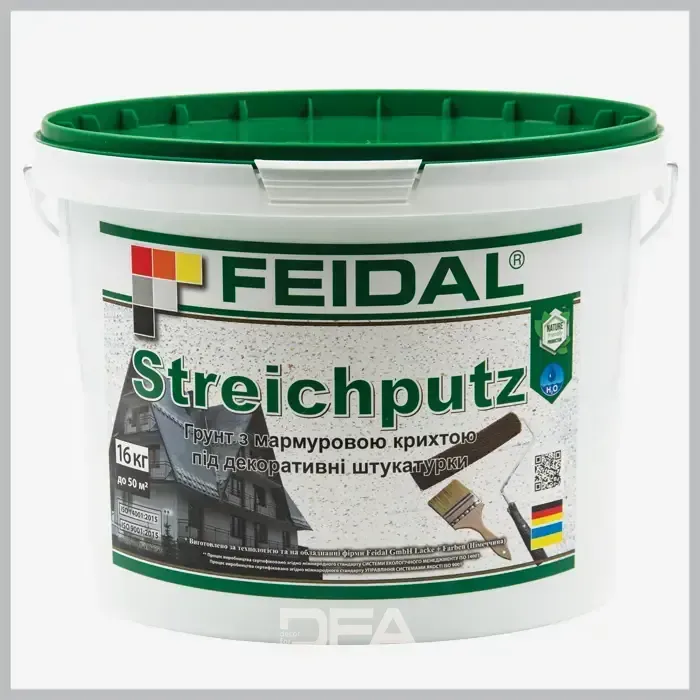 Ґрунт із мармуровою крихтою під декоративні штукатурки Feidal Streichputz