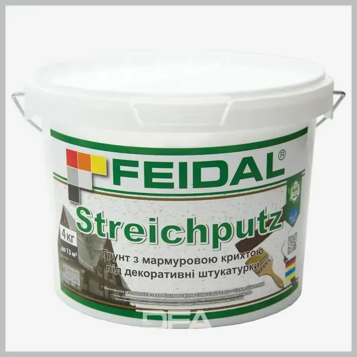Ґрунт із мармуровою крихтою під декоративні штукатурки Feidal Streichputz