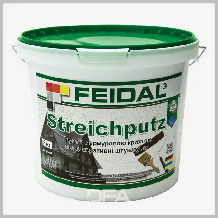 Ґрунт із мармуровою крихтою під декоративні штукатурки Feidal Streichputz