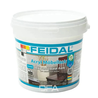Лак меблевий акриловий Feidal Acryl Möbellack: Надійний захист та довговічний глянець