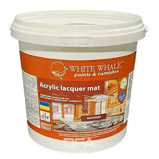 Лак панельний матовий на водній основі без запаху Acrylic lacquer mat
