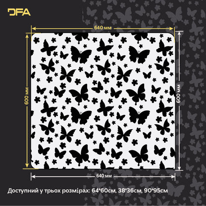 Метелики на стінах – чарівна атмосфера для дитячої кімнати з DFA 0.3-1 мм (E00090)