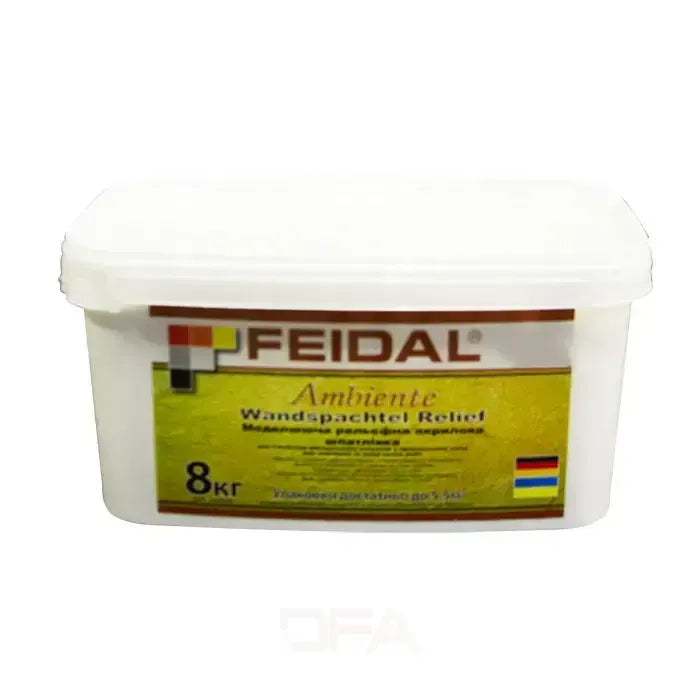 Моделююча структурна акрилова товстошарова шпаклівка Feidal Wandspachtel Relief
