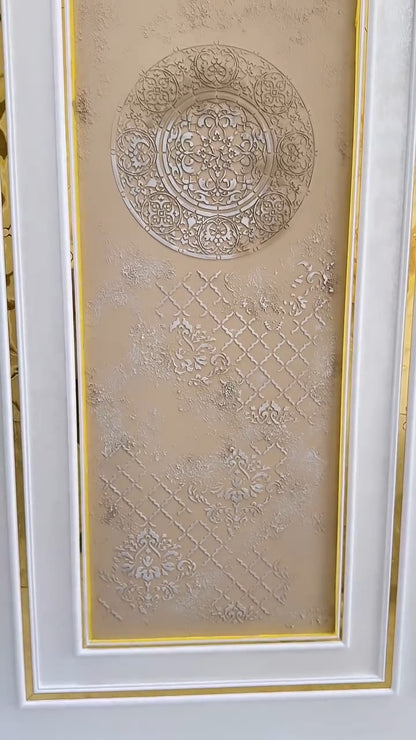 Набір DFA з 3-х трафаретів «Круглий + Східний + Дамаск» – стильний декор своїми руками 0.3-1 мм (N00160)