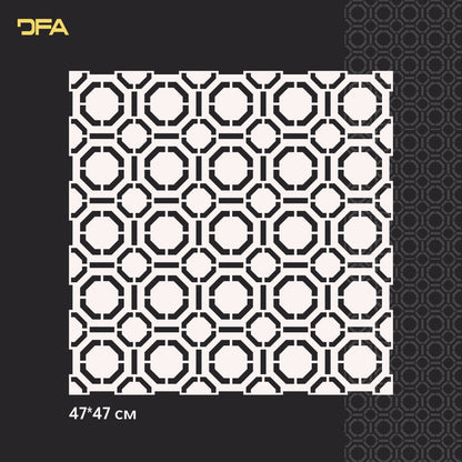 Набір для декору стін під штукатурку та фарбу 25 (Геометрія 13 + Геометрія 123) 0.3-1 мм (N00025)