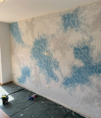 Набір трафаретів DFA (Геометрія 71 + Геометрія 25 + Східний 72) для штукатурки та фарби 0.3-1 мм (N00048)