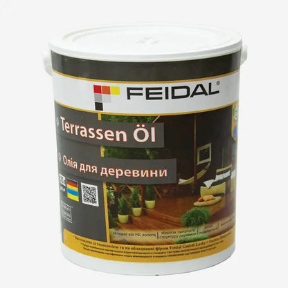 Олія для деревини Feidal Terrassen Öl: Захистіть вашу деревину від вологи та УФ-випромінювання