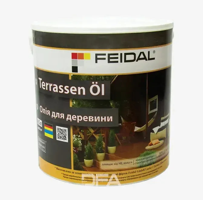 Олія для деревини Feidal Terrassen Öl: Захистіть вашу деревину від вологи та УФ-випромінювання