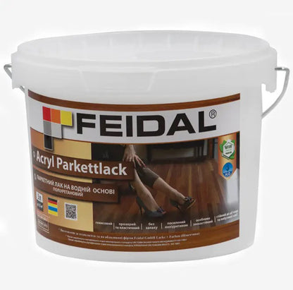 Паркетний глянсовий лак Feidal Acryl Parkettlack: Надійний захист паркету та довговічний глянець