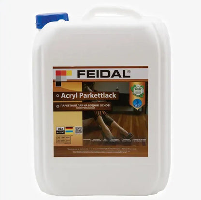 Паркетний глянсовий лак Feidal Acryl Parkettlack: Надійний захист паркету та довговічний глянець