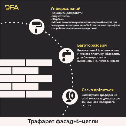 Природна краса дерев’яної кори на ваших стінах з трафаретом DFA Текстура кори дерева 1 мм (F00022), 1мм - Під штукатурку