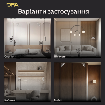 Створіть неповторний інтер’єр з дзеркальним декором DFA Кутовий візерунок 2 шт/4 шт (YA00036)