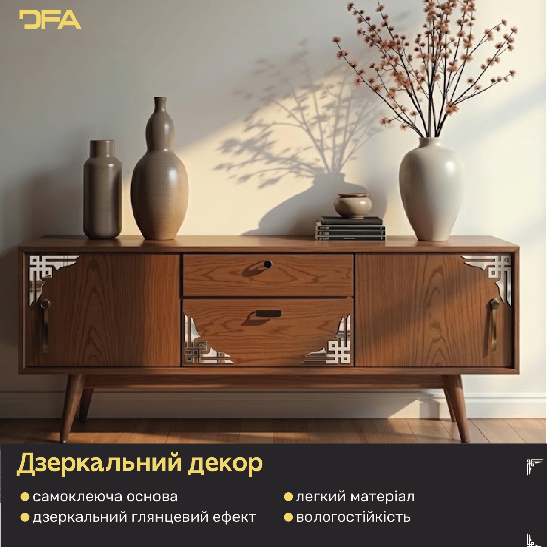 Створіть свій шедевр: Декоративні кутові візерунки DFA для унікальних рішень 2 шт/4 шт (YA00034)