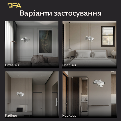 Стильний акцент у вашому інтер'єрі: Дзеркальний декор Карта України DFA (YA00042)