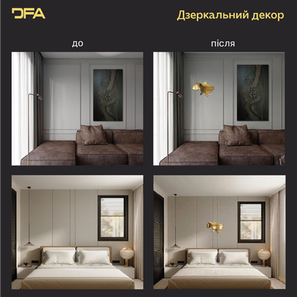 Стильний акцент у вашому інтер'єрі: Дзеркальний декор Карта України DFA (YA00042)