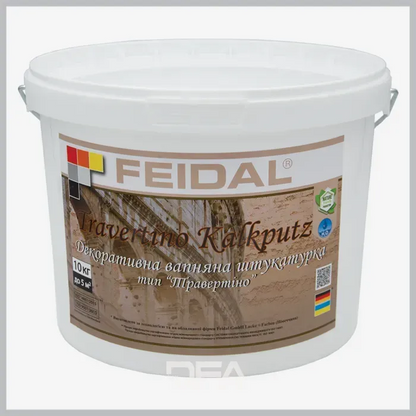 Вапняна декоративна штукатурка Feidal Travertino Kalkputz