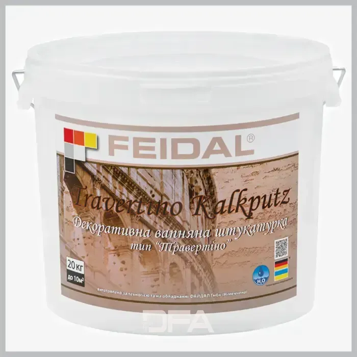 Вапняна декоративна штукатурка Feidal Travertino Kalkputz