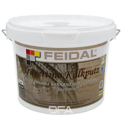 Вапняна декоративна штукатурка Feidal Travertino Kalkputz