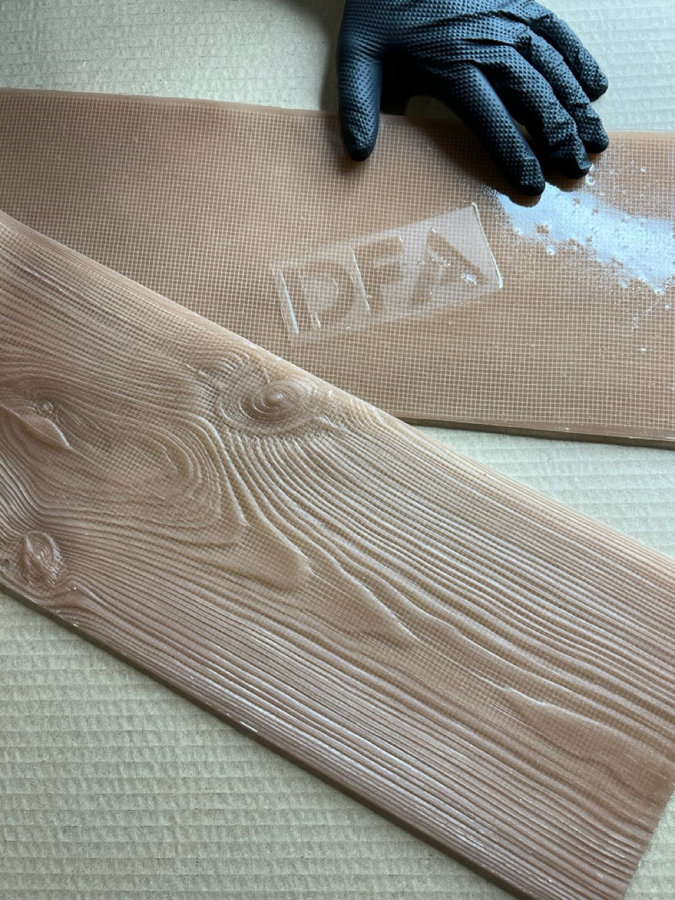 Силіконовий відтиск для декору Дерево 3 (коричневе) W00023