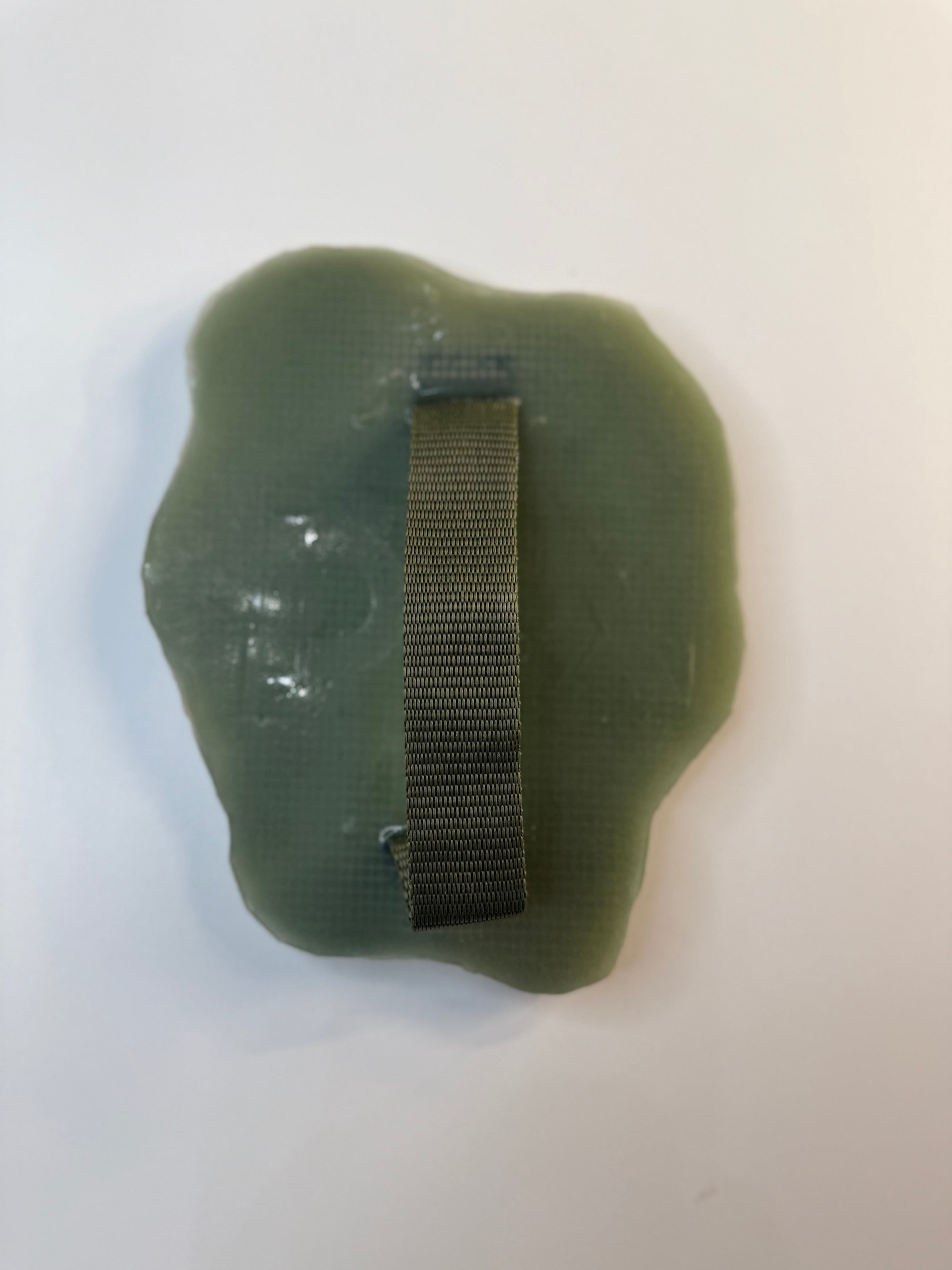 Силіконовий відтиск/штамп для декору DFA Мазанка з ручкою зелена 1 товщина 12 мм (W00040)